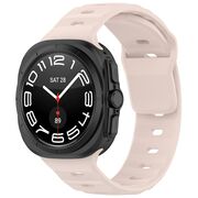 Curea pentru Samsung Galaxy Watch Ultra 47mm din silicon - roz