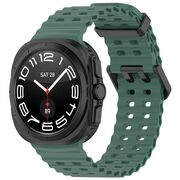 Curea pentru Samsung Galaxy Watch Ultra 47mm din silicon - verde