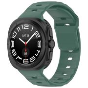 Curea pentru Samsung Galaxy Watch Ultra 47mm din silicon - verde