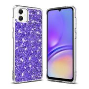 Husa pentru  Samsung Galaxy A05 cu sclipici Liquid Crystal Glitter, mov