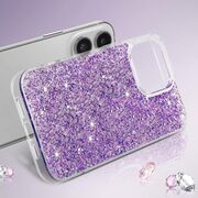 Husa pentru  Xiaomi Redmi A3 cu sclipici Liquid Crystal Glitter, mov