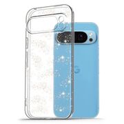 Husa pentru Google Pixel 9 Pro XL cu sclipici Liquid Crystal Glitter, transparent