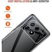 Husa pentru Poco F6 Pro Anti-Shock 1.5mm, protectie lentile, transparent