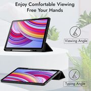 Husa pentru Xiaomi Redmi Pad Pro 12.1 Inch Soft Shell cu functie wake-up/sleep si compartiment pentru stylus, tip stand - verde