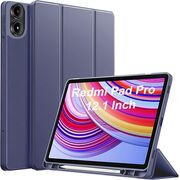 Husa pentru Xiaomi Redmi Pad Pro 12.1 Inch Soft Shell cu functie wake-up/sleep si compartiment pentru stylus, tip stand - mov