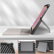 Husa pentru Lenovo Tab Plus 11.5, cu functie wake-up/sleep, tip stand, rose gold