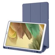 Husa pentru Samsung Galaxy Tab A7 Lite 8.7 inch Soft Shell cu functie wake-up/sleep si compartiment pentru stylus, tip stand - mov