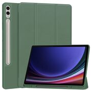 Husa pentru Samsung Galaxy Tab S9 Plus / S9 FE Plus, Tab S10 Plus usoara si subtire cu functie wake-up/sleep si compartiment pentru stylus, tip stand - verde