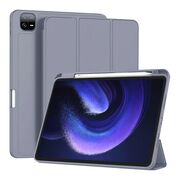Husa pentru Xiaomi Pad 6, Pad 6 Pro Soft Shell cu functie wake-up/sleep si compartiment pentru stylus, tip stand - mov