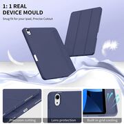 Husa pentru iPad Air 11 inch 2024 / 2025​ M2, M3 Soft Shell cu functie wake-up/sleep si compartiment pentru stylus, tip stand - space grey