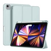 Husa pentru iPad Pro 11 inch 2022, 2021 Soft Shell cu functie wake-up/sleep si compartiment pentru stylus, tip stand - albastru deschis