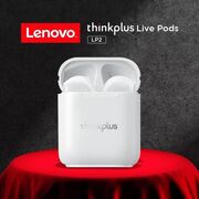 Casti Bluetooth wireess Noise Cancelling Lenovo ThinkPlus LP2, alb