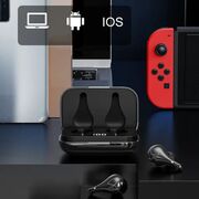 Casti Bluetooth wireless cu microfon Lenovo LP3, IPX5, negru