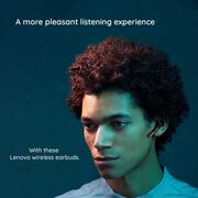 Casti half-in-ear TWS Bluetooth Lenovo ThinkPlus LP1, alb