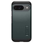 Husa premium pentru  Google Pixel 9 / 9 Pro Spigen Tough Armor - verde