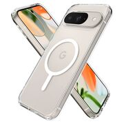 Husa premium pentru  Google Pixel 9 / 9 Pro Spigen Ultra Hybrid MagSafe OneTap Ring - transparent
