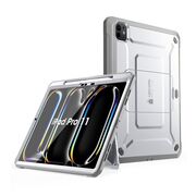 Husa cu folie integrata pentru iPad Pro 11 (2024) Supcase Unicorn Beetle Pro, alb