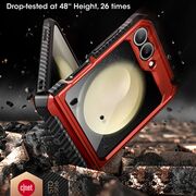 Husa Samsung Galaxy Z Flip 6 Supcase Unicorn Beetle Pro, rosu