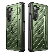 Husa cu folie integrata pentru Samsung Galaxy Z Fold 6 Supcase Unicorn Beetle Pro, verde