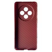 Husa pentru  Oppo Reno 12F, Reno 12FS CarbonFiber UltraSlim, Lightweight, bordeaux