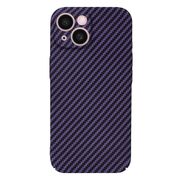 Husa pentru  iPhone 15 Plus CarbonFiber UltraSlim, Lightweight, mov