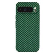 Husa pentru  Google Pixel 9 Pro XL CarbonFiber UltraSlim, Lightweight, verde