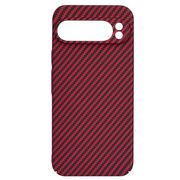 Husa pentru  Google Pixel 9 Pro XL CarbonFiber UltraSlim, Lightweight, bordeaux