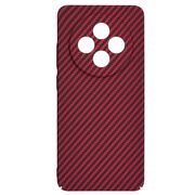 Husa pentru  Oppo Reno 12F, Reno 12FS CarbonFiber UltraSlim, Lightweight, bordeaux