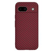 Husa pentru  Google Pixel 8a CarbonFiber UltraSlim, Lightweight, bordeaux