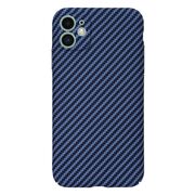 Husa pentru  iPhone 11 CarbonFiber UltraSlim, Lightweight, albastru