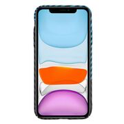Husa pentru  iPhone 11 CarbonFiber UltraSlim, Lightweight, albastru / negru