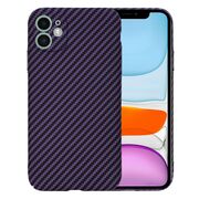 Husa pentru  iPhone 11 CarbonFiber UltraSlim, Lightweight, mov