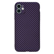 Husa pentru  iPhone 11 CarbonFiber UltraSlim, Lightweight, mov