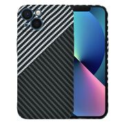 Husa pentru  iPhone 13 CarbonFiber UltraSlim, Lightweight, gri