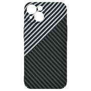 Husa pentru  iPhone 14 CarbonFiber UltraSlim, Lightweight, gri