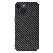 Husa pentru  iPhone 14 CarbonFiber UltraSlim, Lightweight, negru