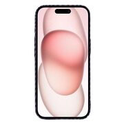 Husa pentru  iPhone 15 CarbonFiber UltraSlim, Lightweight, mov