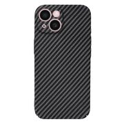 Husa pentru  iPhone 15 CarbonFiber UltraSlim, Lightweight, negru
