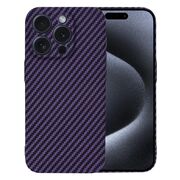 Husa pentru  iPhone 15 Pro CarbonFiber UltraSlim, Lightweight, mov
