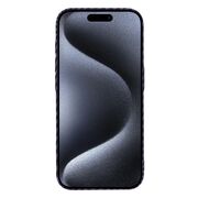 Husa pentru  iPhone 15 Pro CarbonFiber UltraSlim, Lightweight, mov