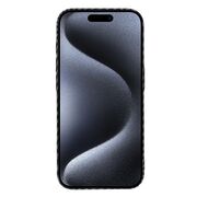 Husa pentru  iPhone 15 Pro CarbonFiber UltraSlim, Lightweight, negru