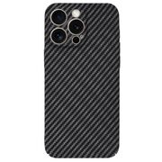 Husa pentru  iPhone 15 Pro Max CarbonFiber UltraSlim, Lightweight, negru