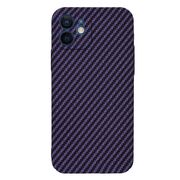 Husa pentru iPhone 12 CarbonFiber UltraSlim, Lightweight, mov