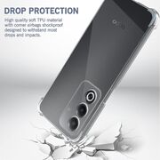 Husa pentru  Oppo A80, Anti-Shock 1.5mm, reinforced 4 corners, cu protectie lentile, transparent