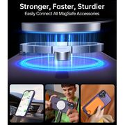 Husa pentru  iPhone 16 Plus cu MagSafe, Ghost Series, frosted - mov