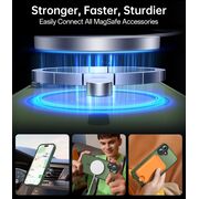 Husa pentru  iPhone 16 cu MagSafe, Ghost Series, frosted - verde