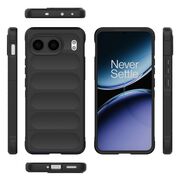 Husa pentru  OnePlus Nord 4 Liquid Silicone, Microfibre Lining, Non-Slip Airbag Design, negru