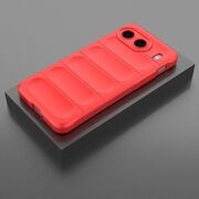 Husa pentru  OnePlus Nord 4 Liquid Silicone, Microfibre Lining, Non-Slip Airbag Design, rosu