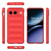 Husa pentru  OnePlus Nord 4 Liquid Silicone, Microfibre Lining, Non-Slip Airbag Design, rosu