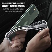Husa pentru iPhone 16 Pro Max Anti Shock 1.5 mm Reinforced 4 corners (transparent)